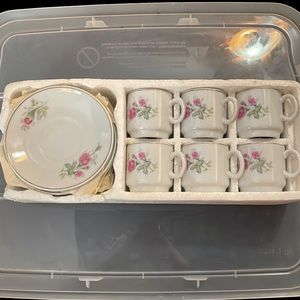 Fine Porcelain Sheng Xing Espresso Set (Fine China)